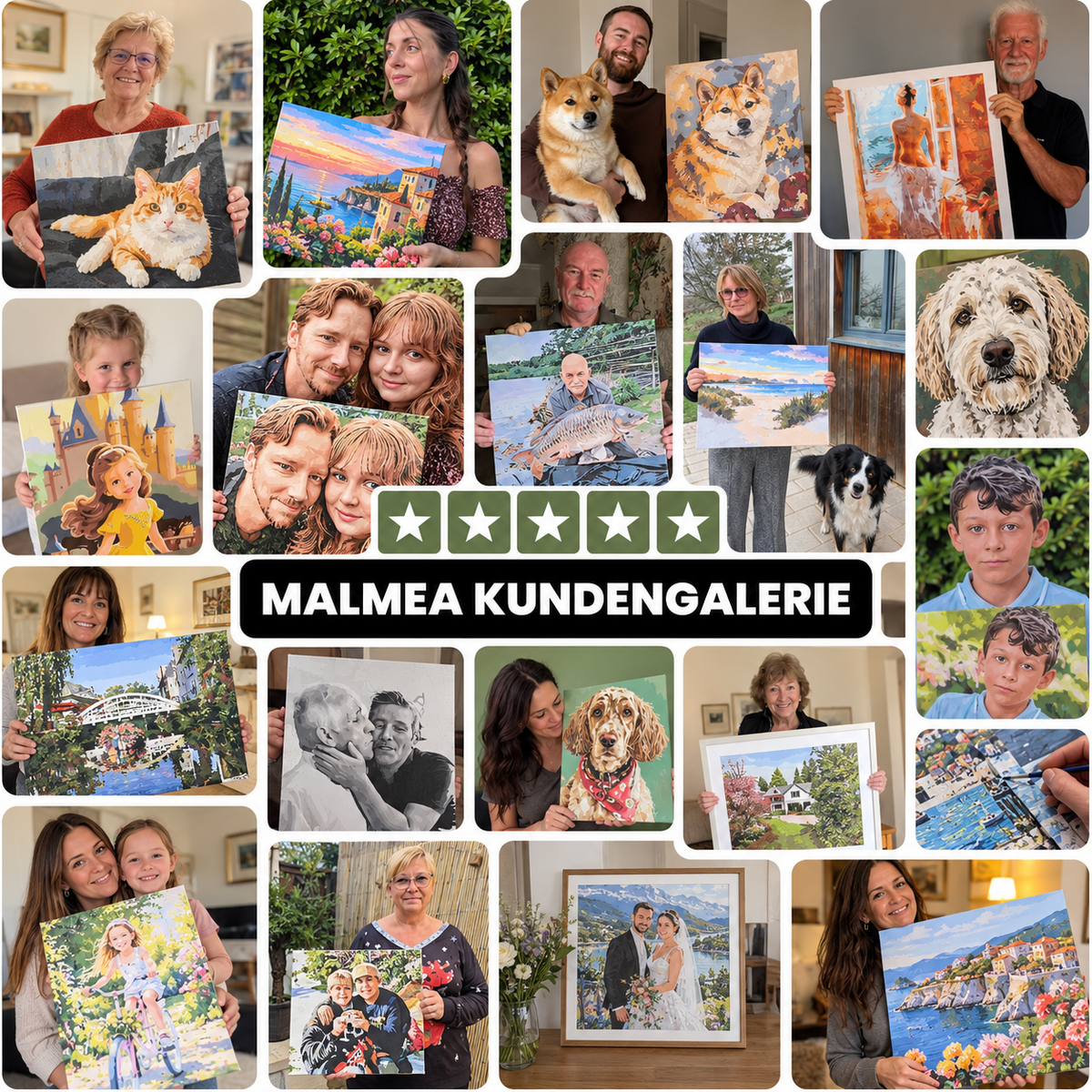Dein Foto als Malen nach Zahlen