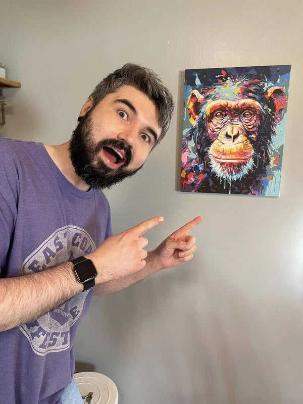 Kundin oder Kunde mit fertigem MALMEA Bild